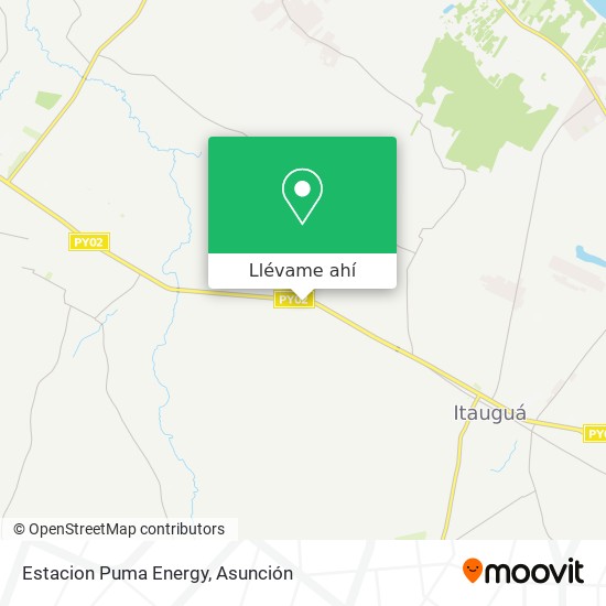 Mapa de Estacion Puma Energy