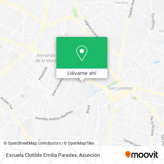 Mapa de Escuela Clotilde Emilia Paredes