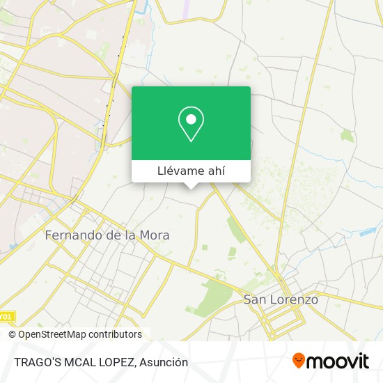Mapa de TRAGO'S MCAL LOPEZ