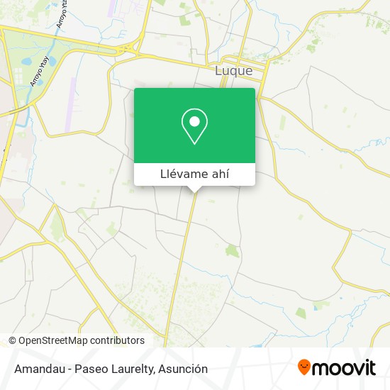 Mapa de Amandau - Paseo Laurelty