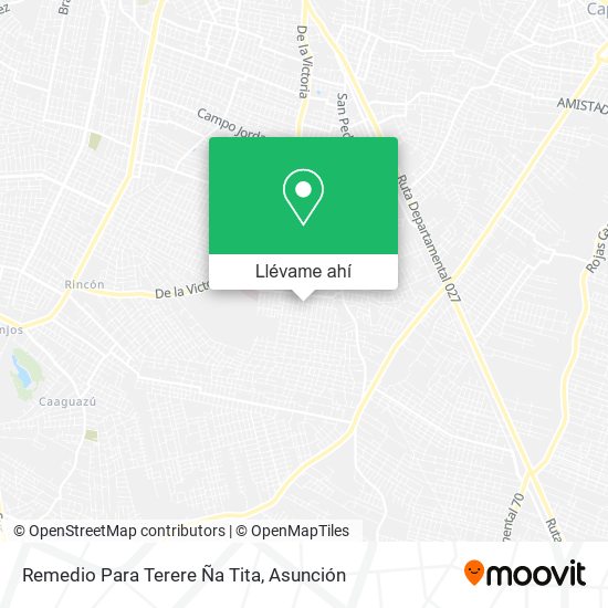 Mapa de Remedio Para Terere Ña Tita