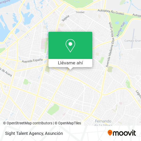 Mapa de Sight Talent Agency