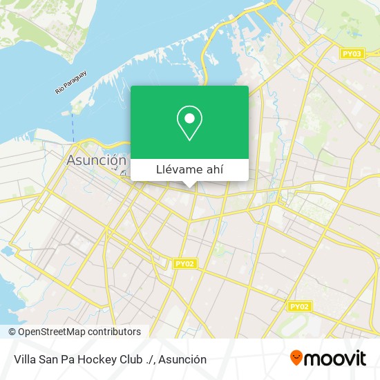 Mapa de Villa San Pa Hockey Club ./