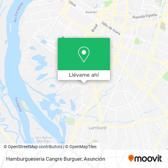 Mapa de Hamburgueseria Cangre Burguer