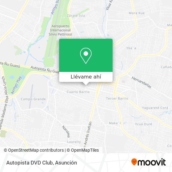 Mapa de Autopista DVD Club