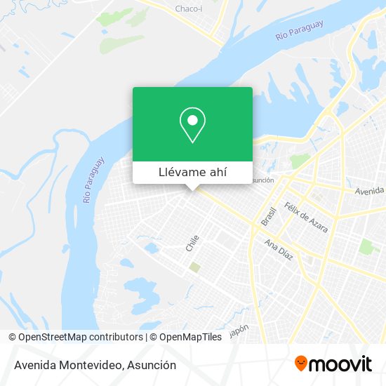 Mapa de Avenida Montevideo