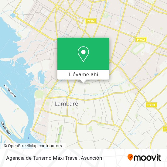 Mapa de Agencia de Turismo Maxi Travel