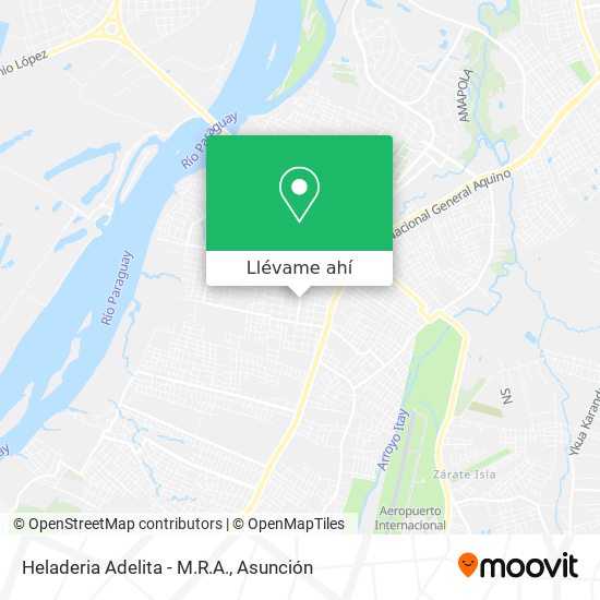 Mapa de Heladeria Adelita - M.R.A.