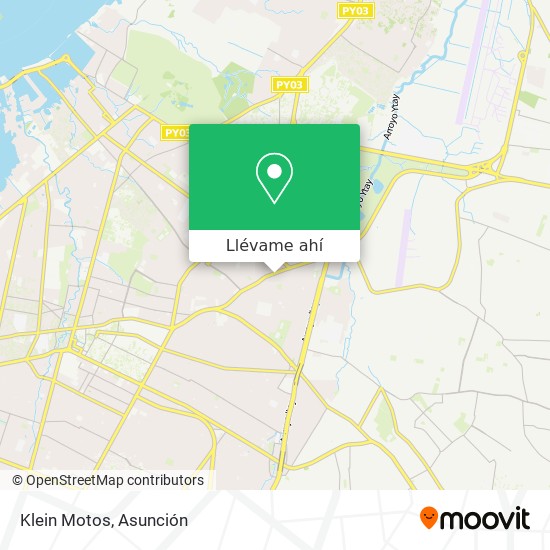Mapa de Klein Motos