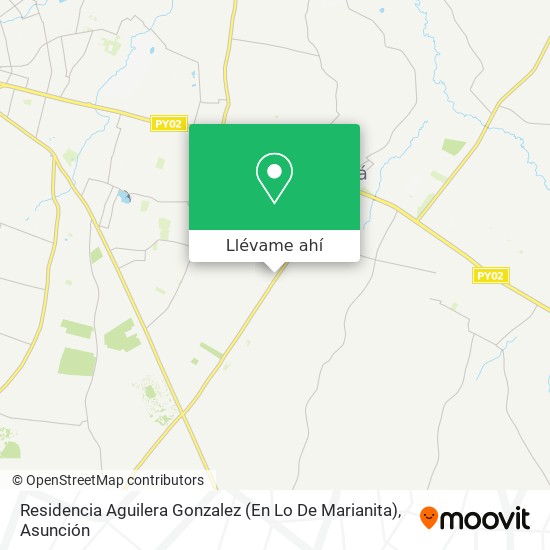 Mapa de Residencia Aguilera Gonzalez (En Lo De Marianita)