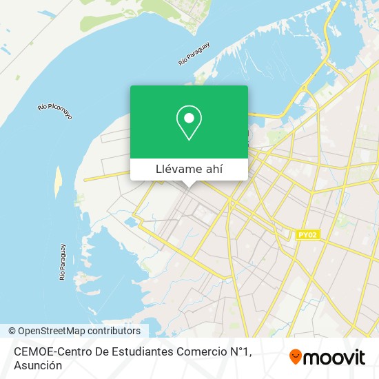 Mapa de CEMOE-Centro De Estudiantes Comercio N°1