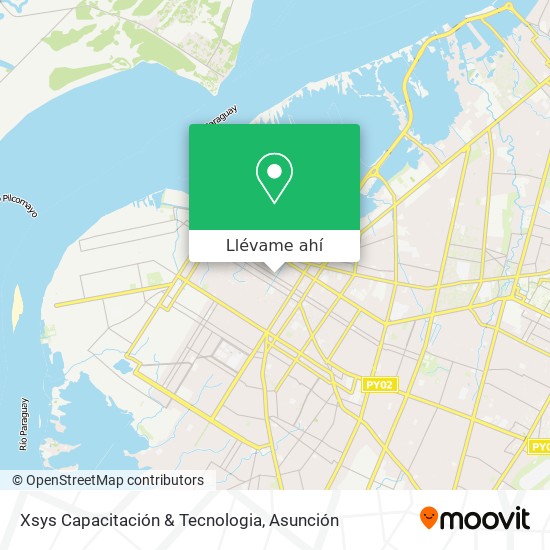 Mapa de Xsys Capacitación & Tecnologia
