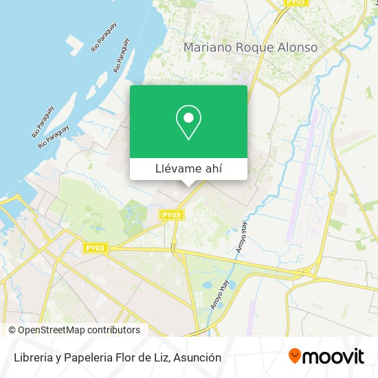 Mapa de Libreria y Papeleria Flor de Liz