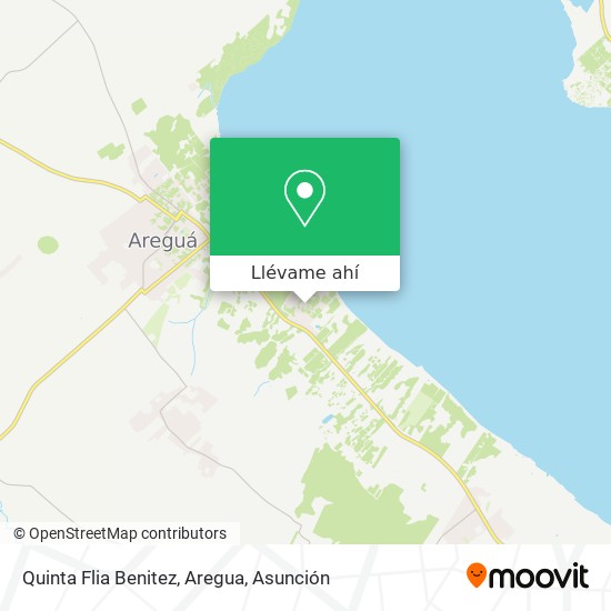 Mapa de Quinta Flia Benitez, Aregua