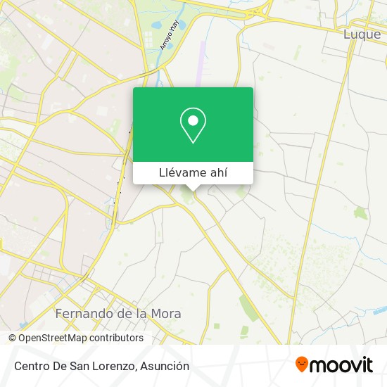 Mapa de Centro De San Lorenzo