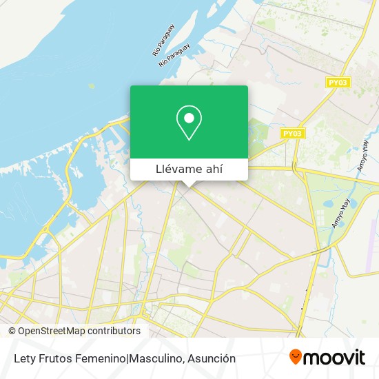 Mapa de Lety Frutos Femenino|Masculino