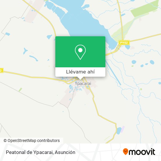 Mapa de Peatonal de Ypacarai