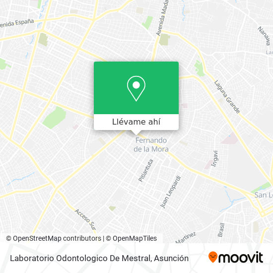 Mapa de Laboratorio Odontologico De Mestral