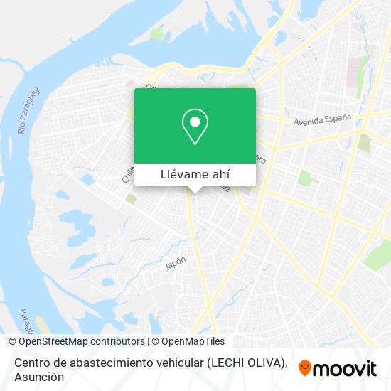 Mapa de Centro de abastecimiento vehicular (LECHI OLIVA)
