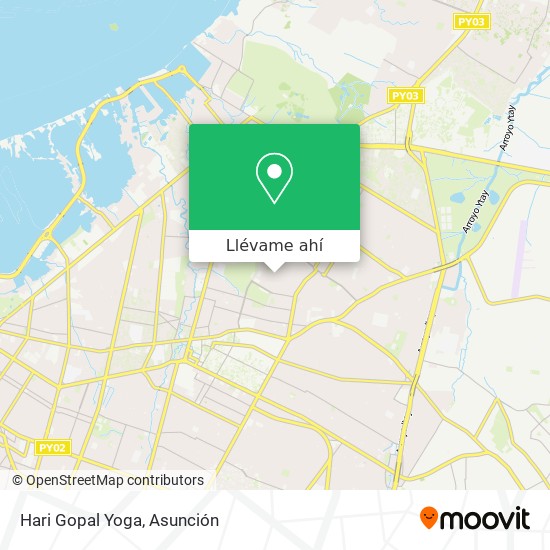 Mapa de Hari Gopal Yoga