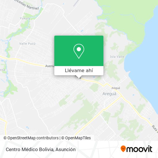 Mapa de Centro Médico Bolivia
