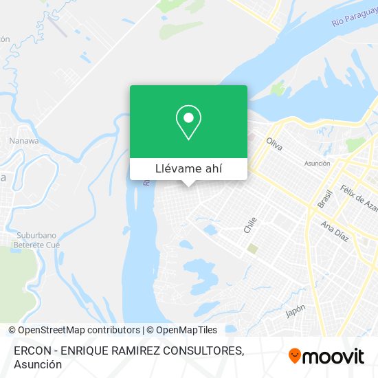 Mapa de ERCON - ENRIQUE RAMIREZ CONSULTORES