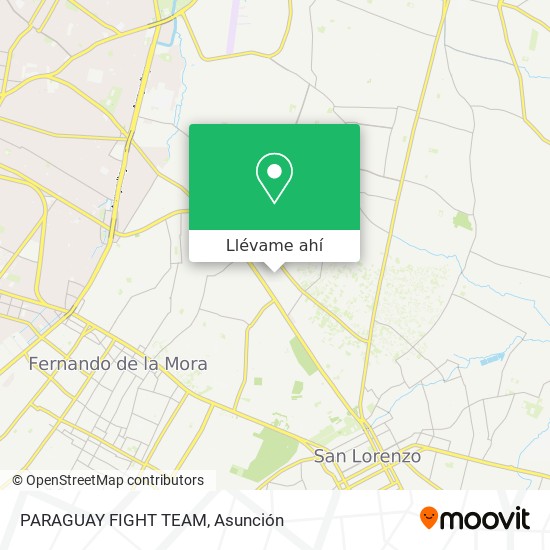Mapa de PARAGUAY FIGHT TEAM
