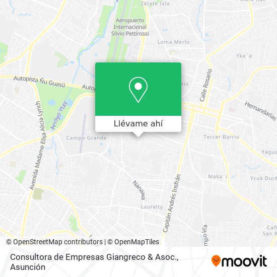 Mapa de Consultora de Empresas Giangreco & Asoc.