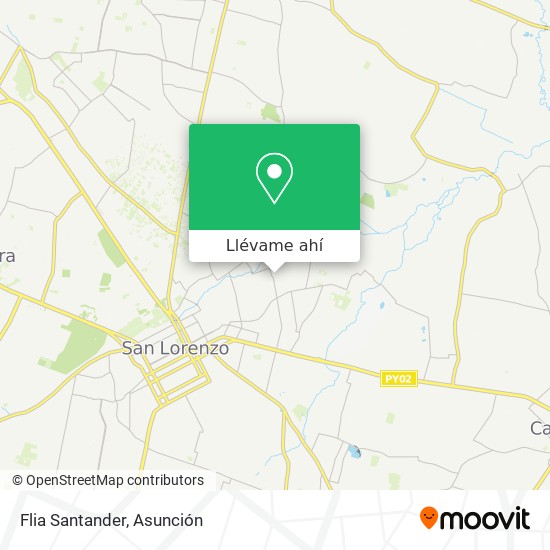 Mapa de Flia Santander