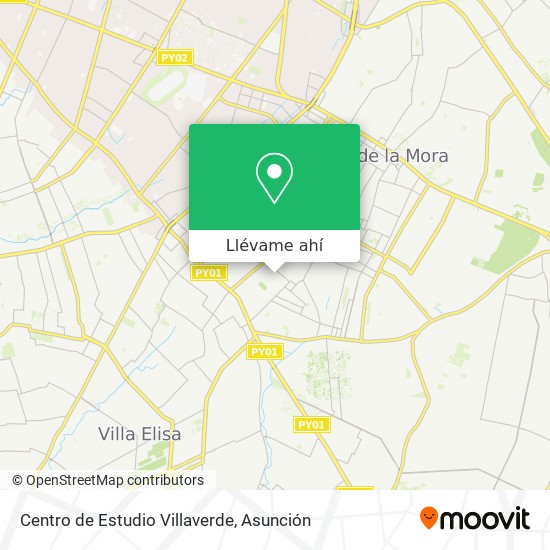 Mapa de Centro de Estudio Villaverde