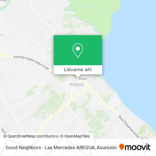 Mapa de Good Neighbors - Las Mercedes AREGUA