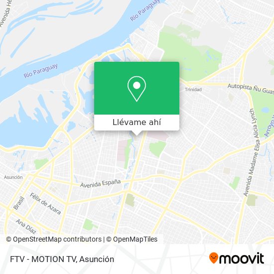 Mapa de FTV - MOTION TV