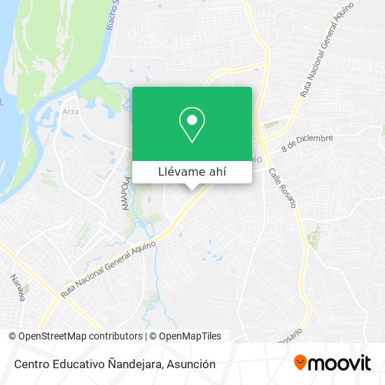 Mapa de Centro Educativo Ñandejara