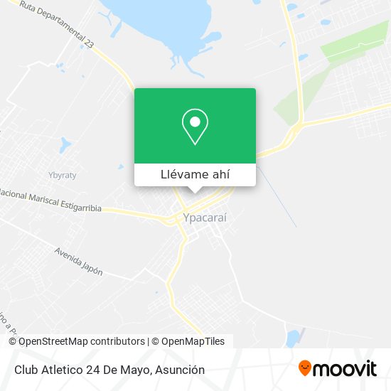 Mapa de Club Atletico 24 De Mayo