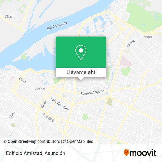 Mapa de Edificio Amistad