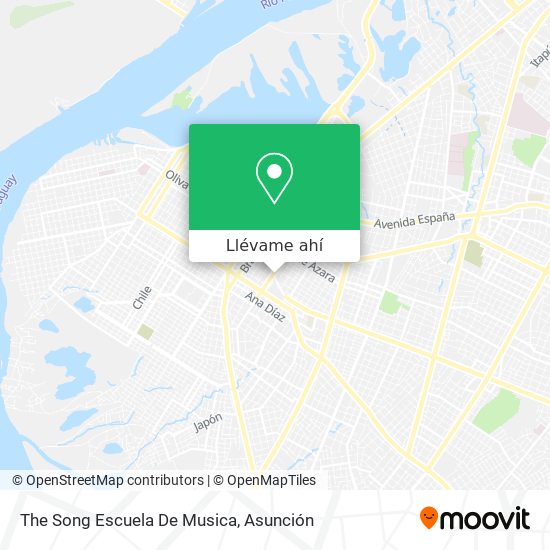 Mapa de The Song Escuela De Musica