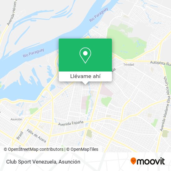Mapa de Club Sport Venezuela