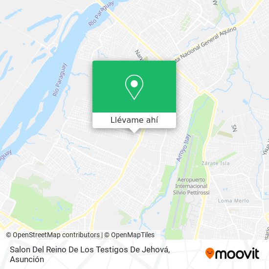 Mapa de Salon Del Reino De Los Testigos De Jehová