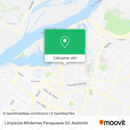 Mapa de Limpiezas Modernas Paraguayas Srl