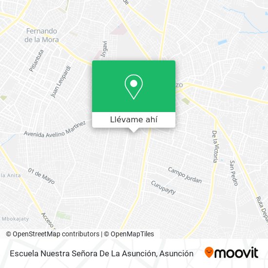 Mapa de Escuela Nuestra Señora De La Asunción