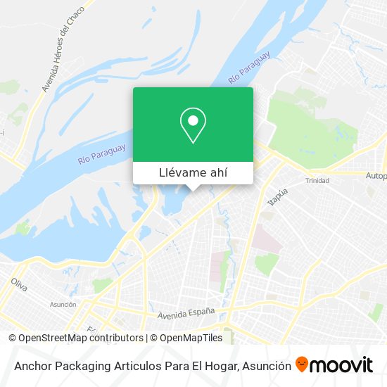 Mapa de Anchor Packaging Articulos Para El Hogar