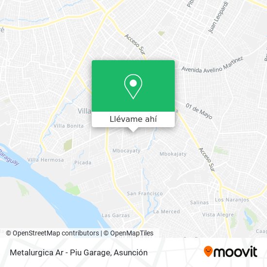 Mapa de Metalurgica Ar - Piu Garage