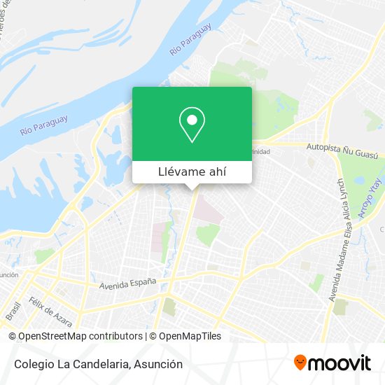 Mapa de Colegio La Candelaria