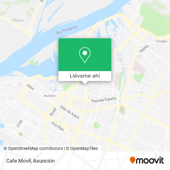 Mapa de Cafe Movil