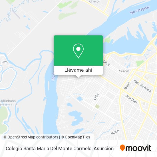 Mapa de Colegio Santa Maria Del Monte Carmelo