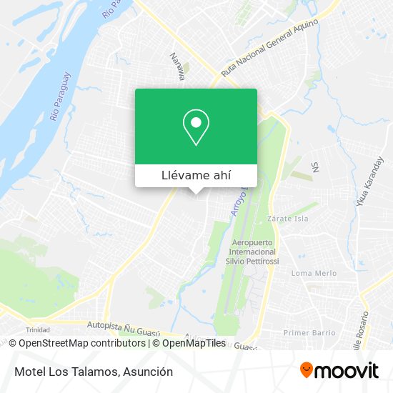 Mapa de Motel Los Talamos