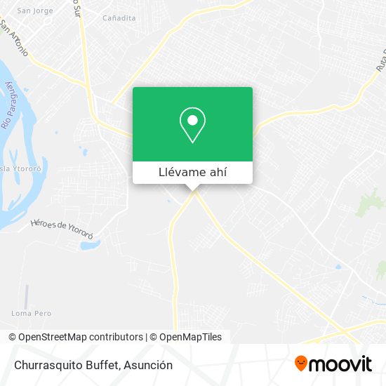Mapa de Churrasquito Buffet