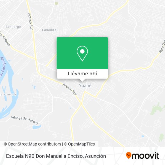 Mapa de Escuela N90 Don Manuel a Enciso