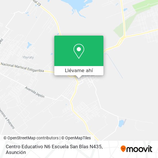 Mapa de Centro Educativo N6 Escuela San Blas N435