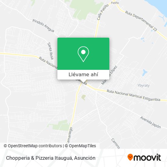 Mapa de Chopperia & Pizzeria Itauguá